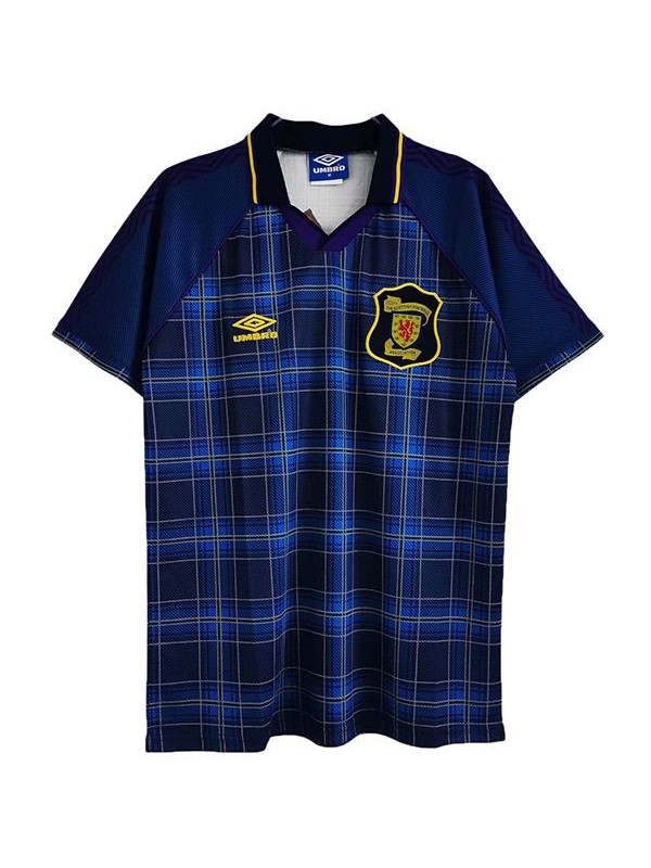 Scotland home retro soccer jersey match men's first sportswear football shirt 1994-1996